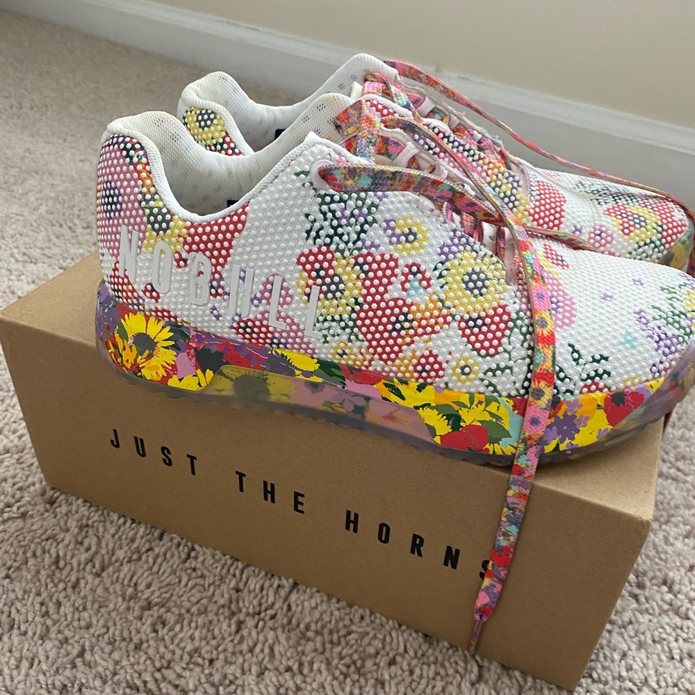 No Bull Floral Tennis Shoes